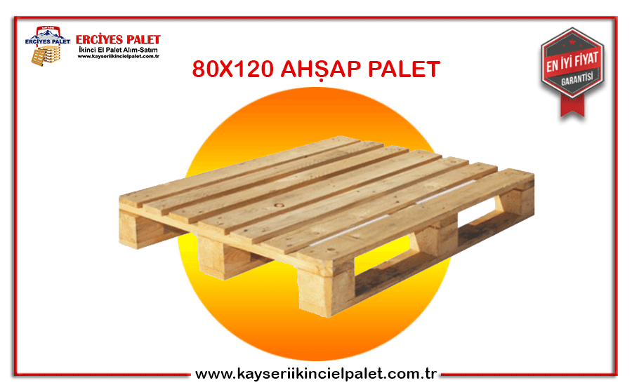 İkinci El 80x120 Ahşap Palet